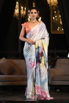 Mameraa Satin Mix Heavy Digital Print Satin Silk Sarees Catalog